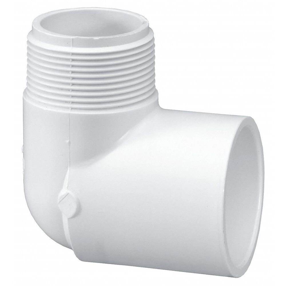 IPEX Schedule 40 PVC 1" Socket X 1" MPT 90 Degree Street Elbow 035502