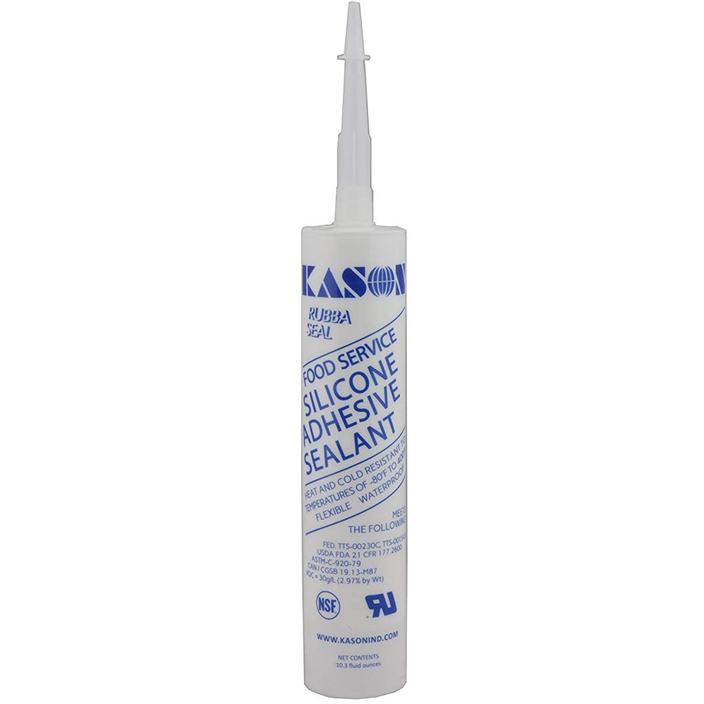 Kason Rubba Seal Aluminum Food Service Silicone Adhesive Sealant 10.3