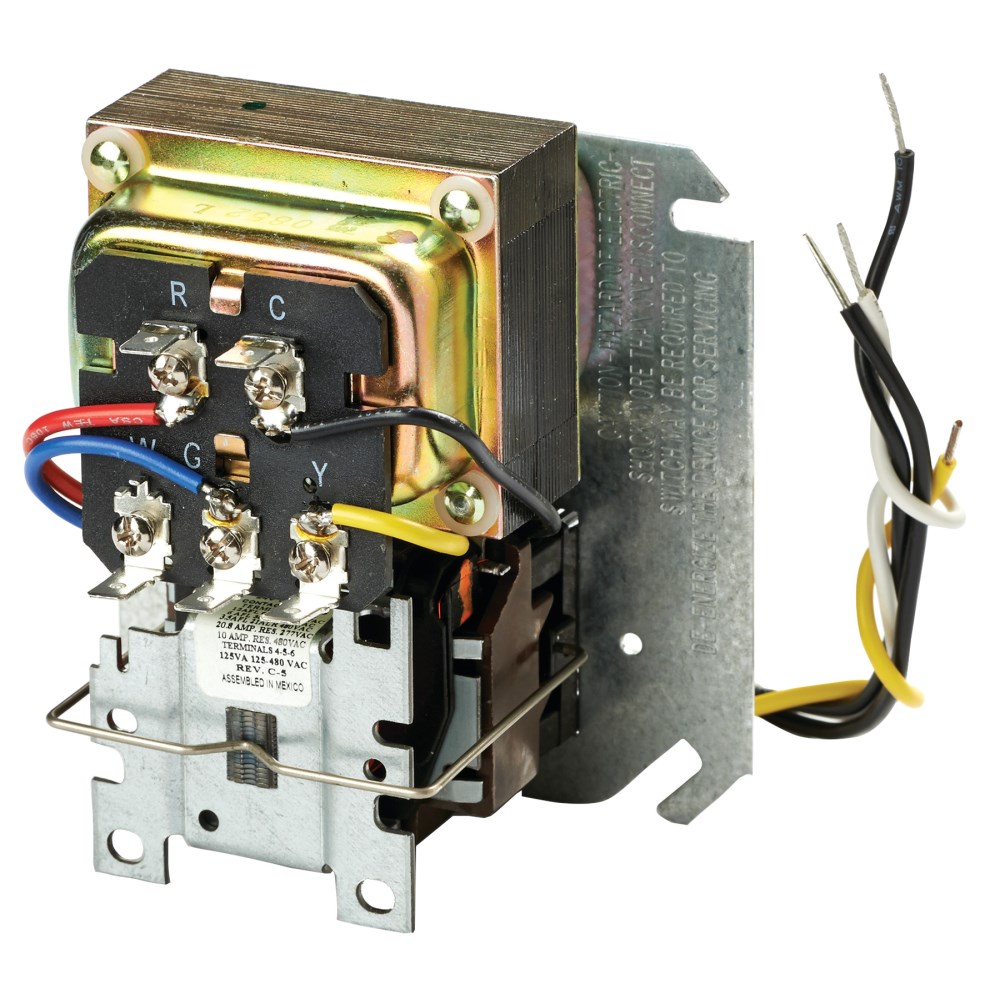 Honeywell R8285D5001 50VA Fan Center Transformer Relay W/DPST Switch Action 