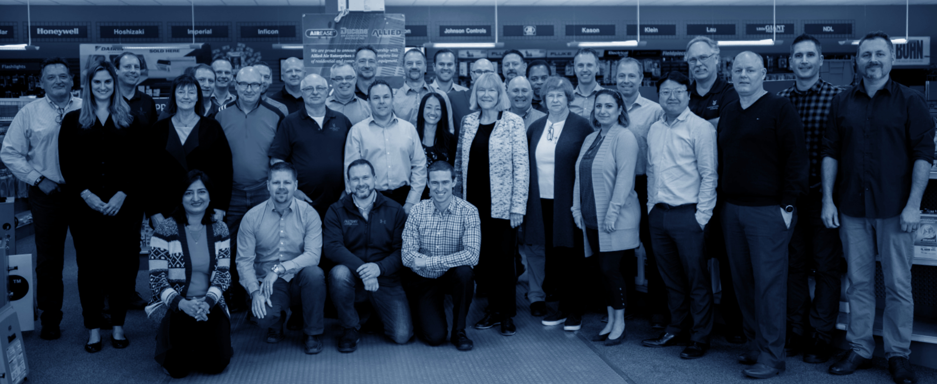 group of refrigerative supply employees