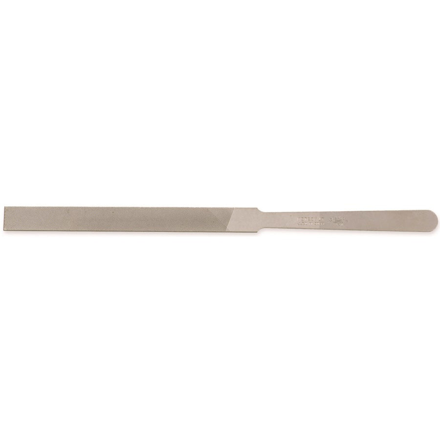 Nicholson Double Cut Thin Rectangular Tungsten Point File-Carded | 5-1/4"