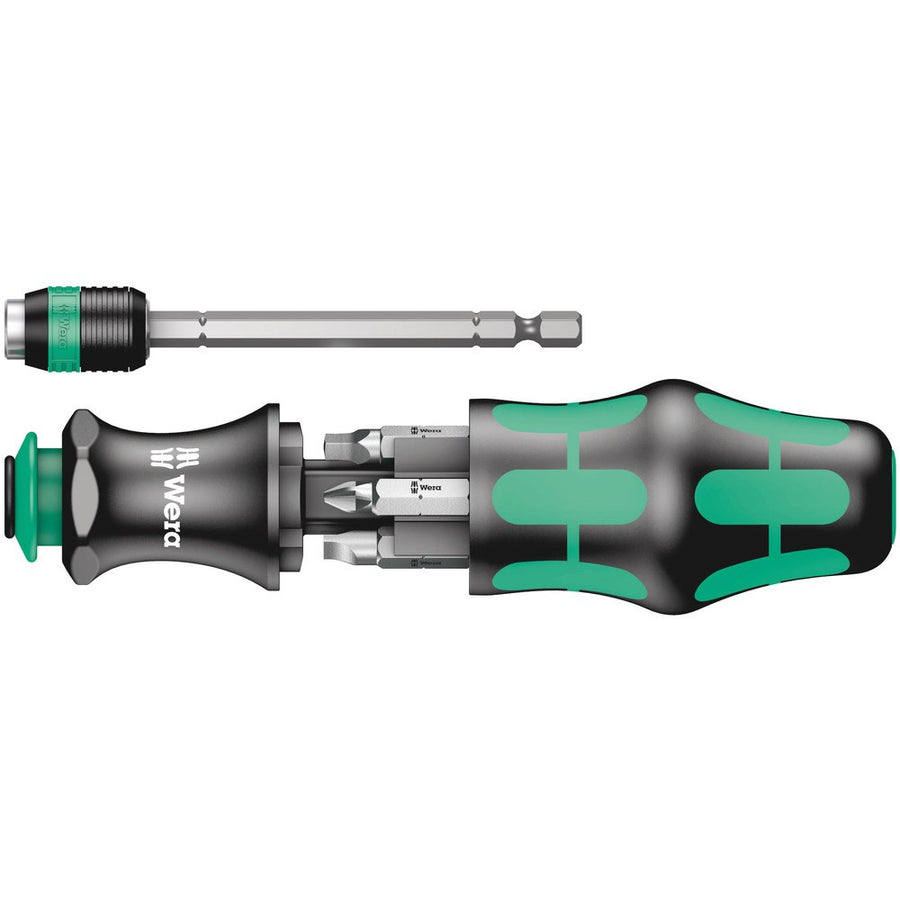 Wera 6 Piece Kraftform Kompakt 26 Multi-Bit Screwdriver with Pouch