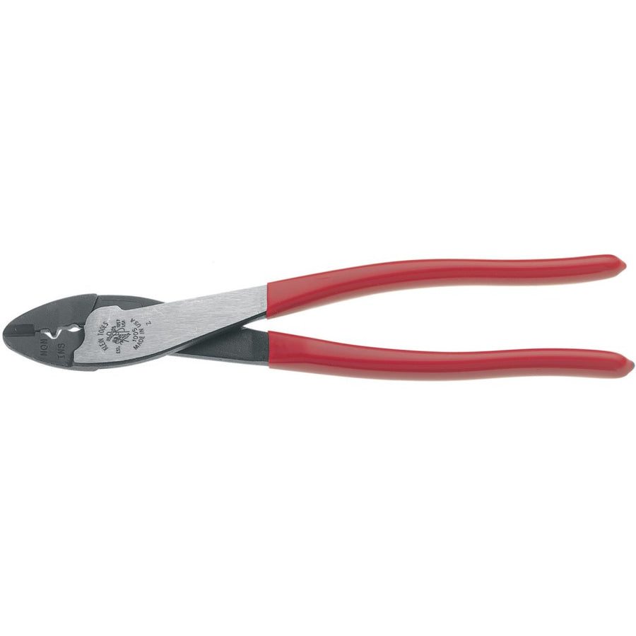 Klein 9-3/4" Crimping and Cutting Tool for Connectors | 10 to 22 AWG Crimping Capacity