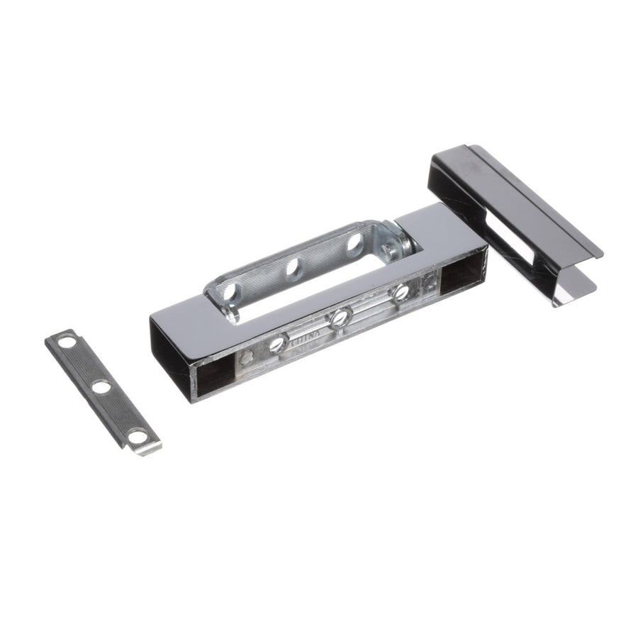 Keil Chrome Plated Die-Cast Non-Rise Adjustable Edgemount Hinge with 1-1/8" Offset