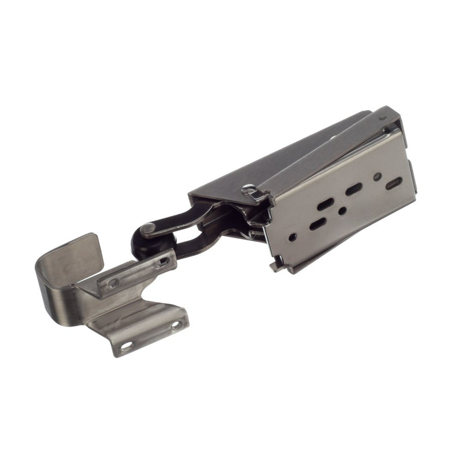 Keil Satin Stainless Steel Concealed Mount Spring Action Flush Door Closer with Hook