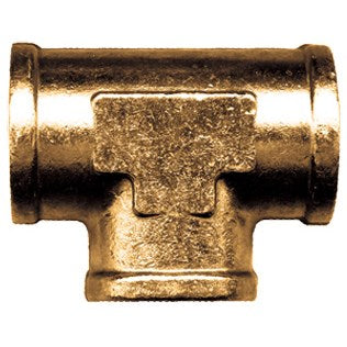 3/4" FPT X 3/4" FPT X 3/4" FPT Brass Tee