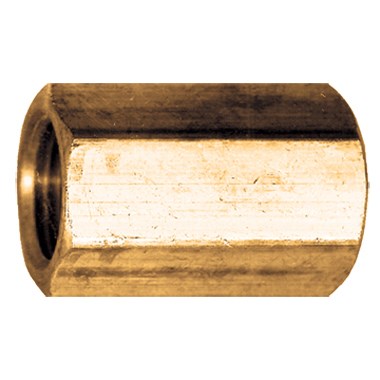 1/8" FPT X 1/8" FPT Brass Coupling