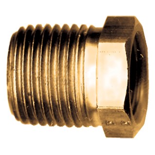 1/4" MPT X 1/8" FPT Brass Pipe Bushing
