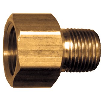 1/2" FPT X 3/8" MPT Brass Reducing Adapter