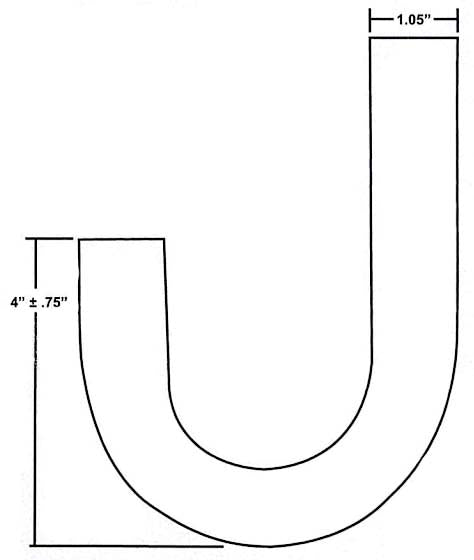 Schedule 40 PVC 3/4" J-Trap