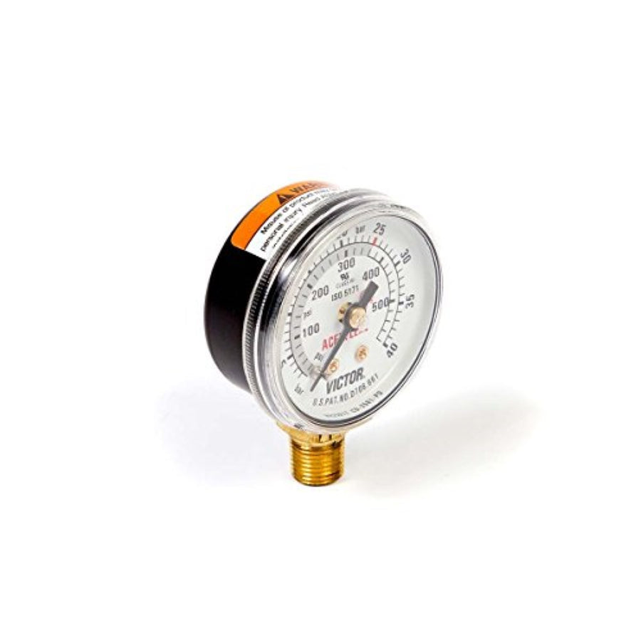 Victor 1/8" NPT 580 PSI Gauge