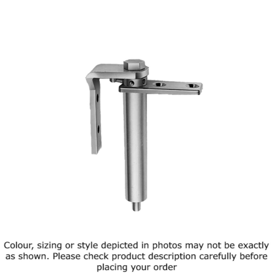 Kason 1522 Series Chrome Top Left Hand Pivot Hinge with 1-3/8" Offset