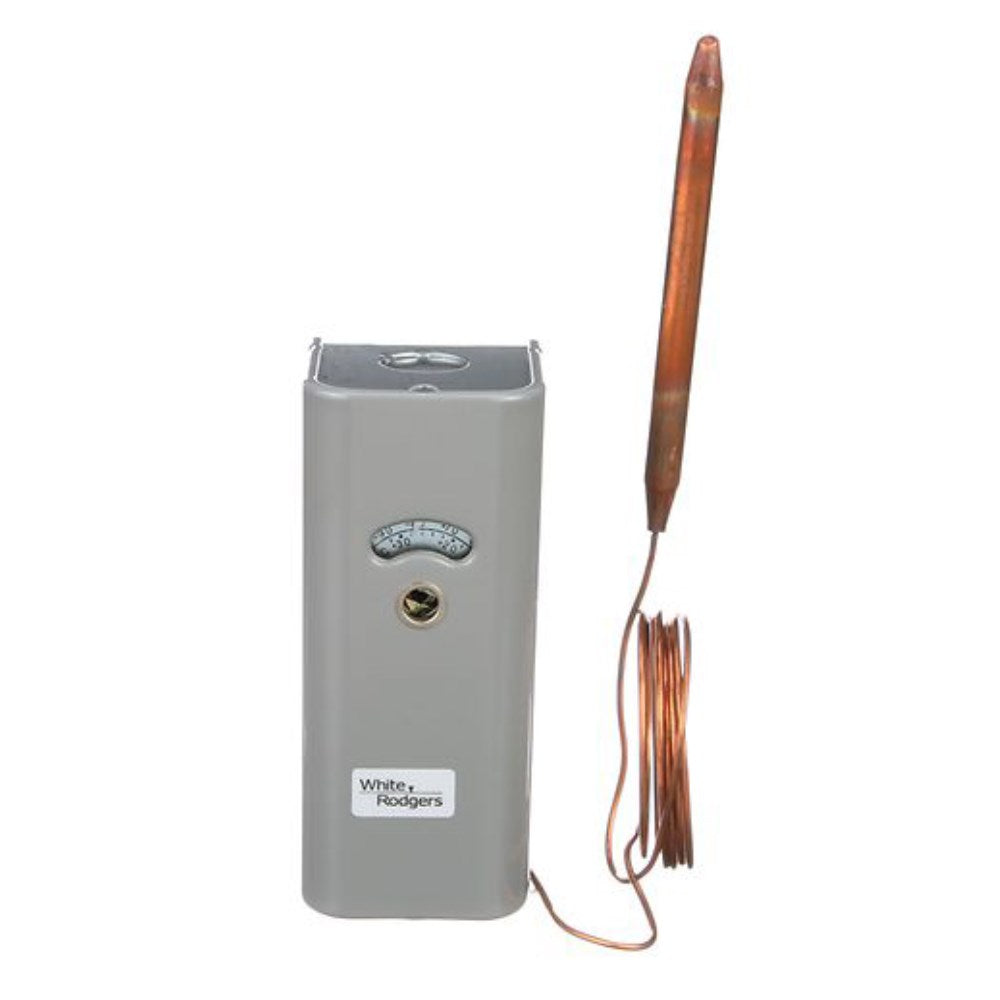 Copeland -30/90 F SPST Refrigeration Temperature Control with 5' Capil ...