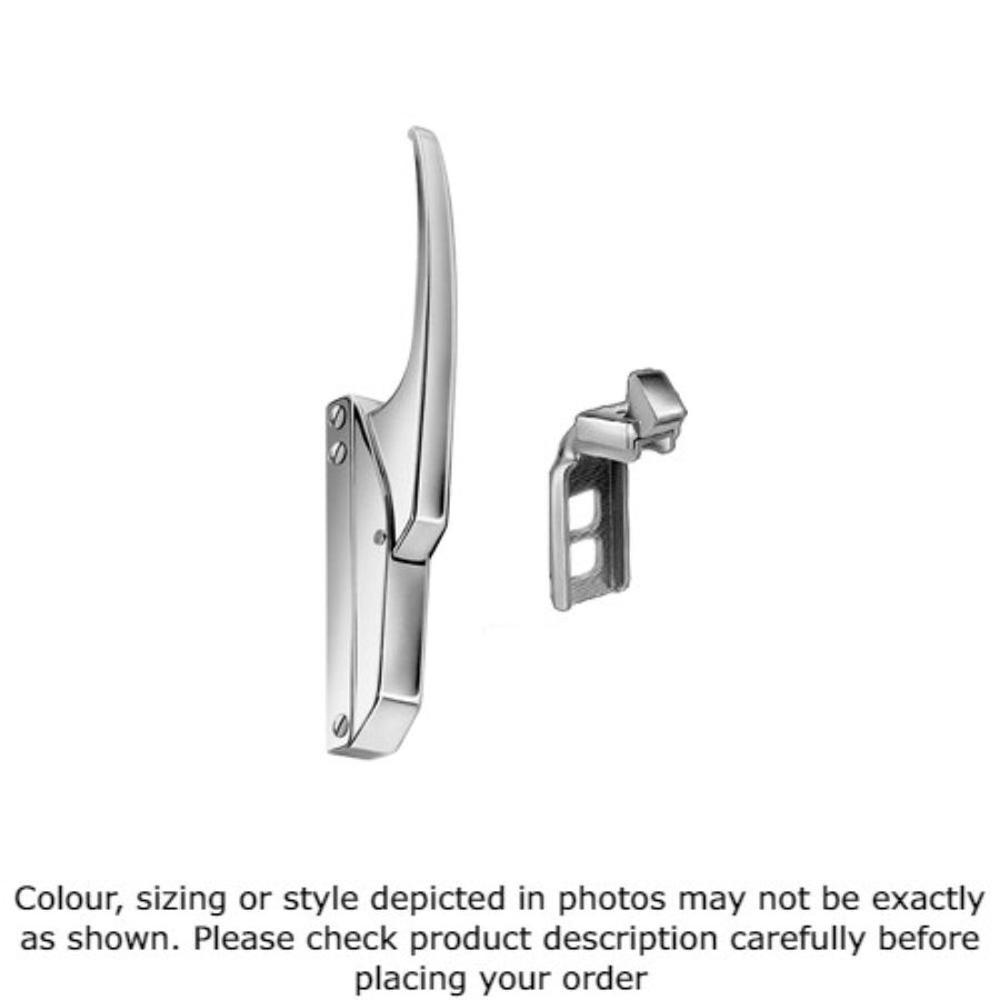 Kason 173 Series Universal Edgemount Mechanical Latch and Strike with Straight Handle