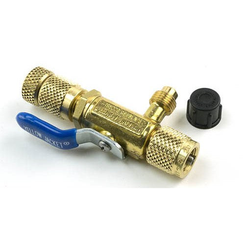 Yellow Jacket 5/16" 4-in-1 Vacuum Charge Valve with Side Port