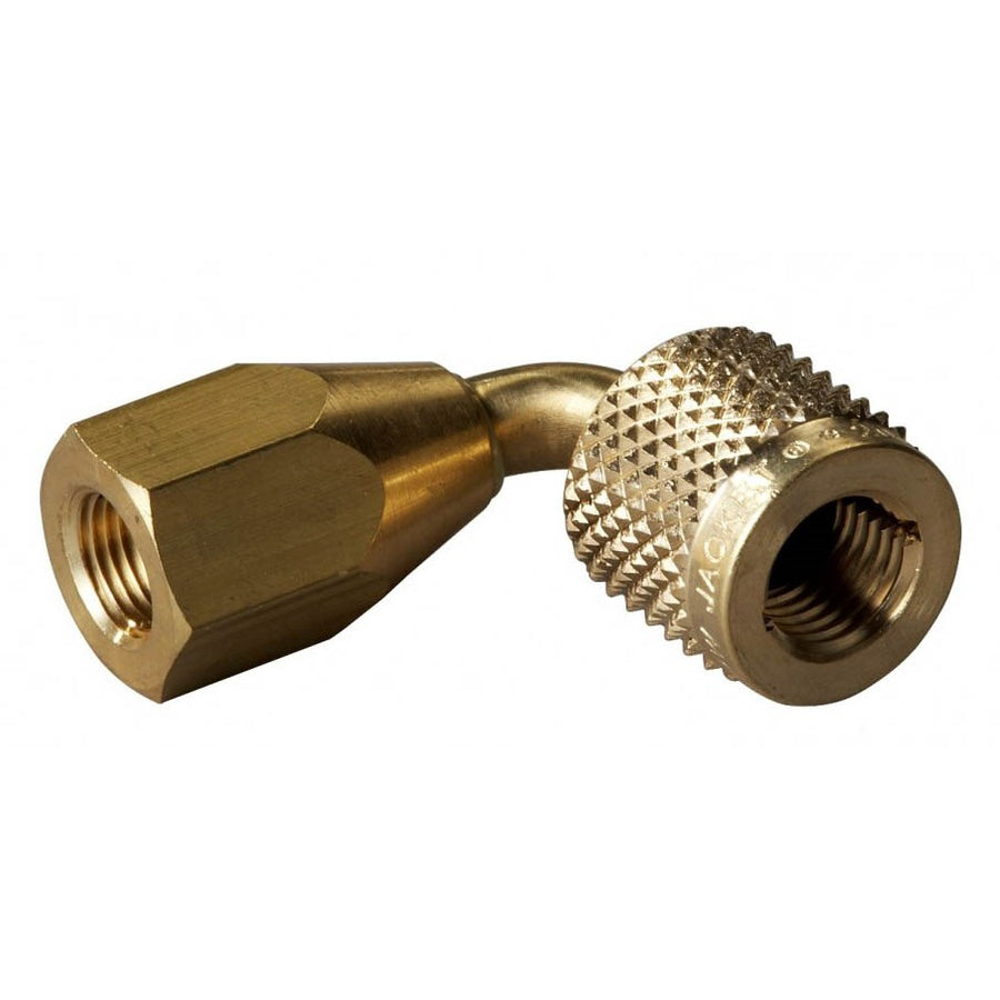 Yellow Jacket 90 Degree 1/4" Female X 1/8" FPT Gauge Quick Coupler