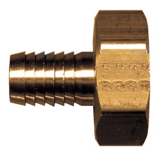 1/2" Hose Barb X 1/2" FPT Brass Female Hose Barb Connector