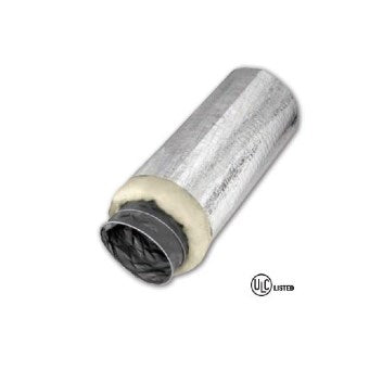 Flexmaster 8T 6" X 25' Flexible Fabric Ducting