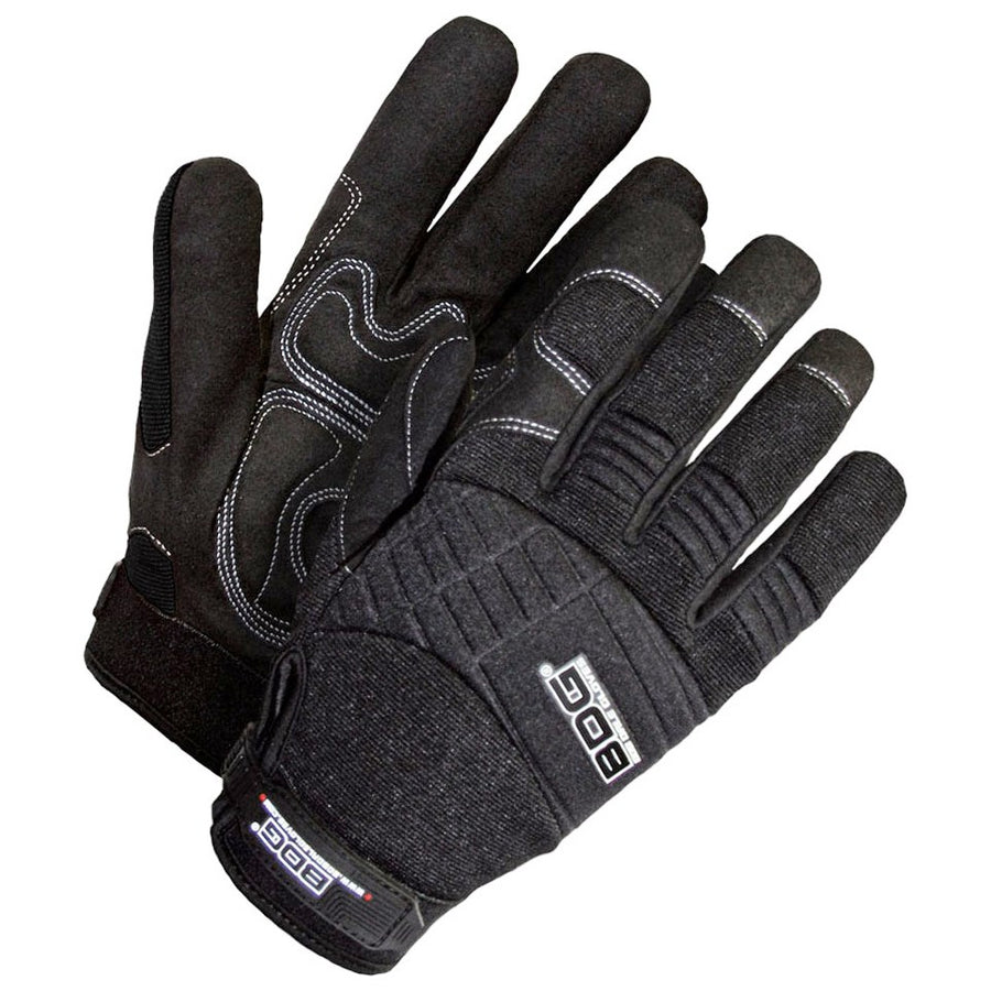Bob Dale Synthetic Leather Mechanical Glove | Black | Large