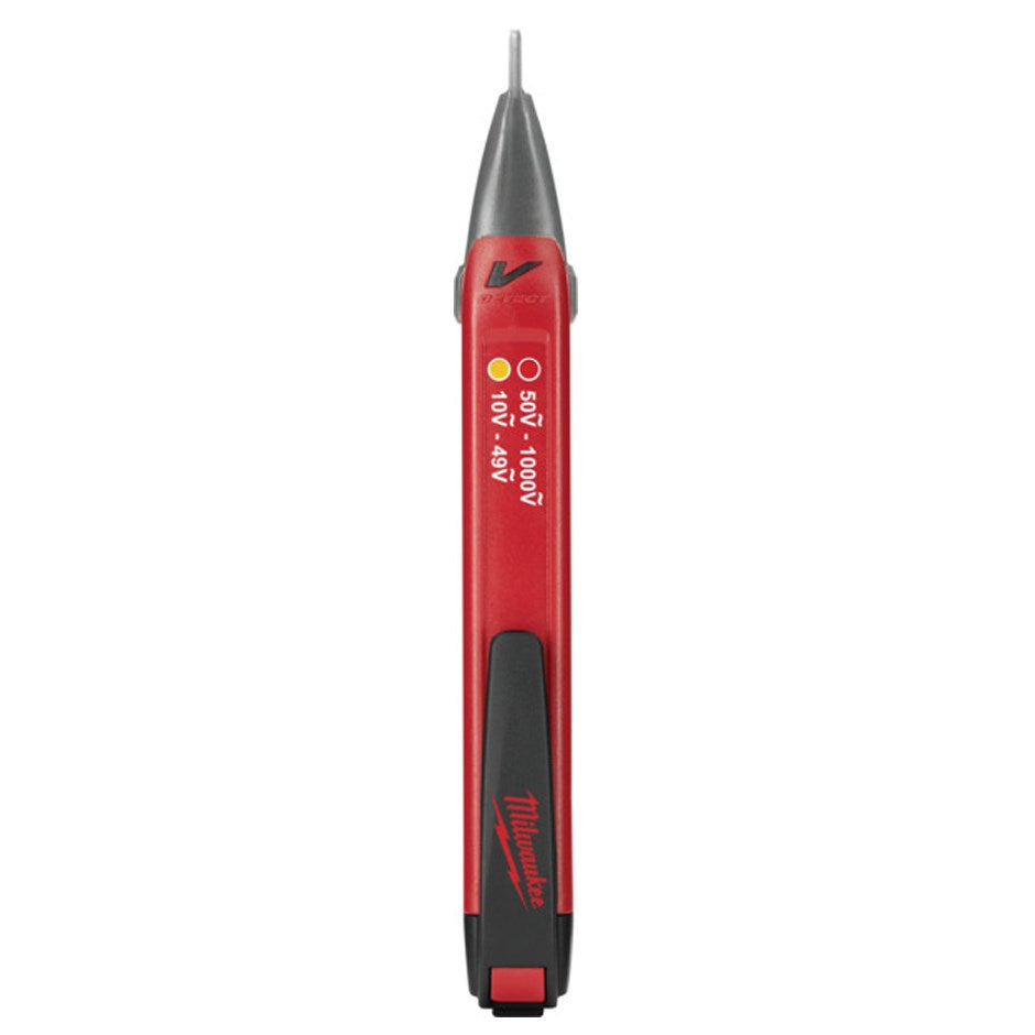 Milwaukee Dual Range Voltage Detector with LED and Flat Tip | 10 to 10 ...