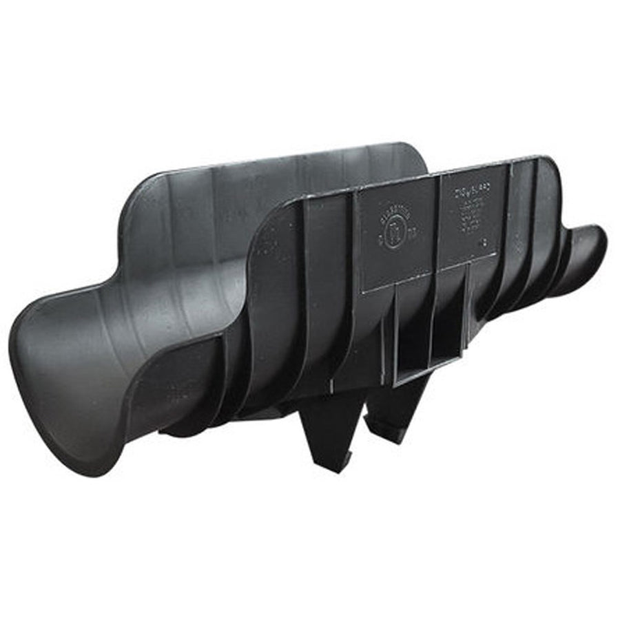 Insuguard 8-1/4" Black Pipe Saddle Support