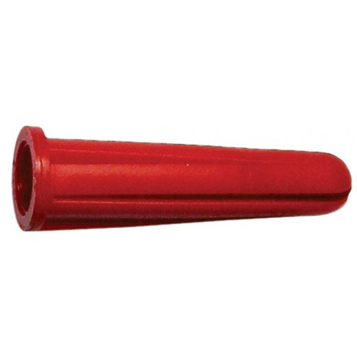 Paulin #8-10 X 7/8" Red Conical Concrete Wall Anchor | 100 Pack