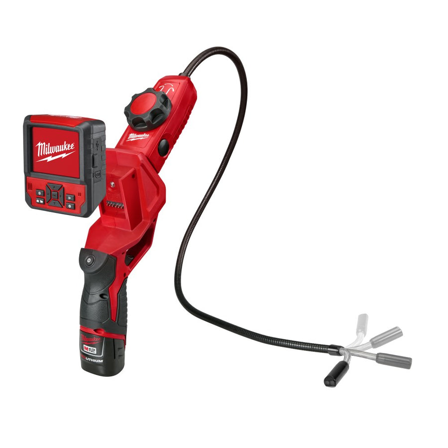 Milwaukee M12 M-SPECTOR FLEX Inspection Camera with 3' Cable and PIVOTVIEW Kit