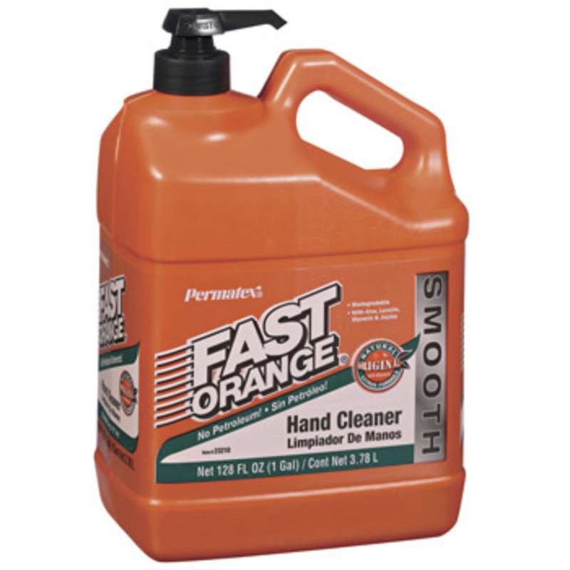 Fast Orange Cream Formula Smooth Hand Cleaner | 1 Gallon Bottle with Pump