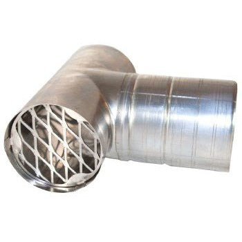 NovaVent 4" Stainless Steel Termination Tee
