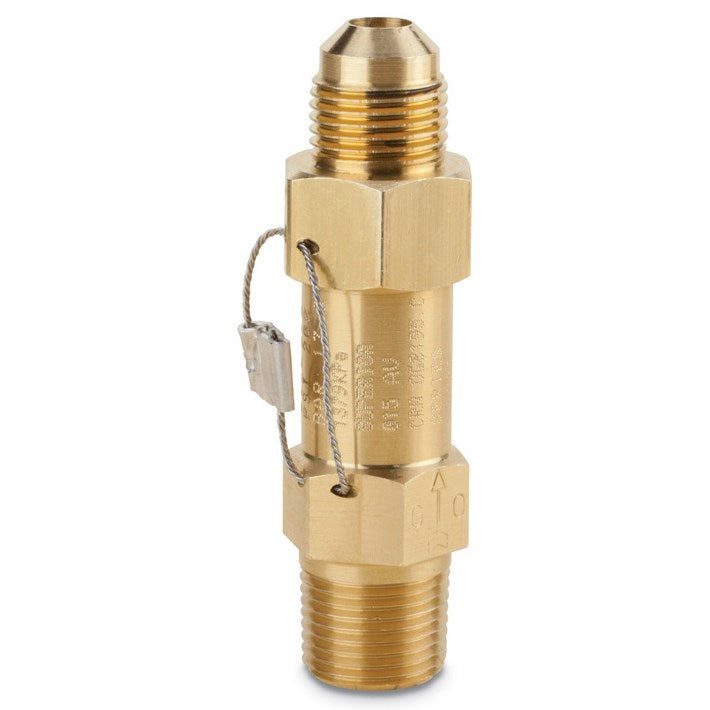 Superior Straight-Thru Pressure Relief Valve | 1/2" NPT X 5/8" SAE | 350 PSI