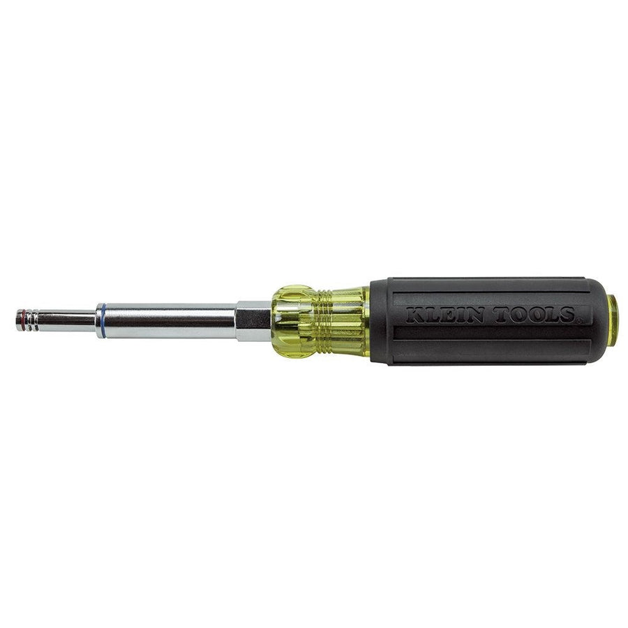 Klein 5-in-1 Heavy-Duty Multi-Bit Screwdriver Nut Driver with 4" Shaft