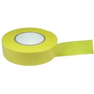 Pico All Weather PVC Insulating Tape | Yellow | 3/4" Width | 66 Ft Per Roll | 600V