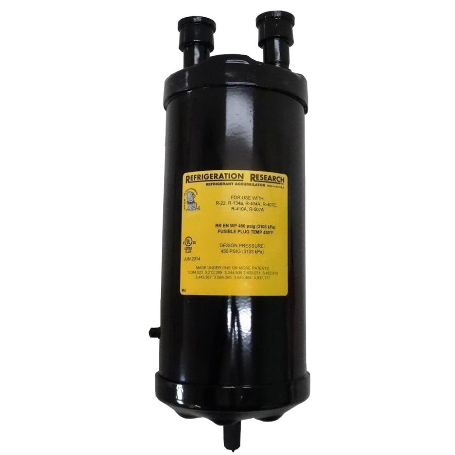 Refrigeration Research 6" X 25.1" X 1-5/8" Vertical Suction Accumulator