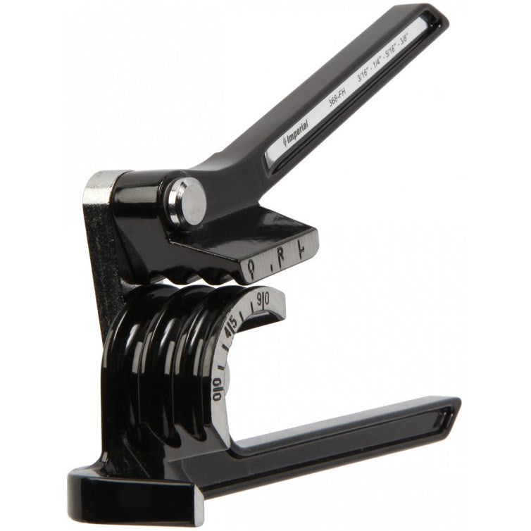 Imperial 3/16", 1/4", 5/16" and 3/8" "Imp" Triple Head Tube Bender