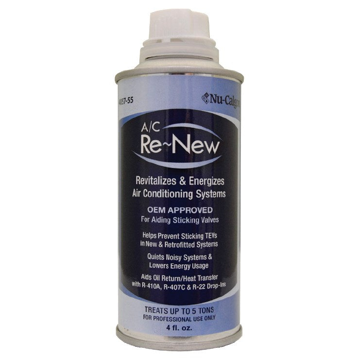 Nu-Calgon A/C Re-New Refrigeration Lubricant Additive | 4 fl. oz. Can