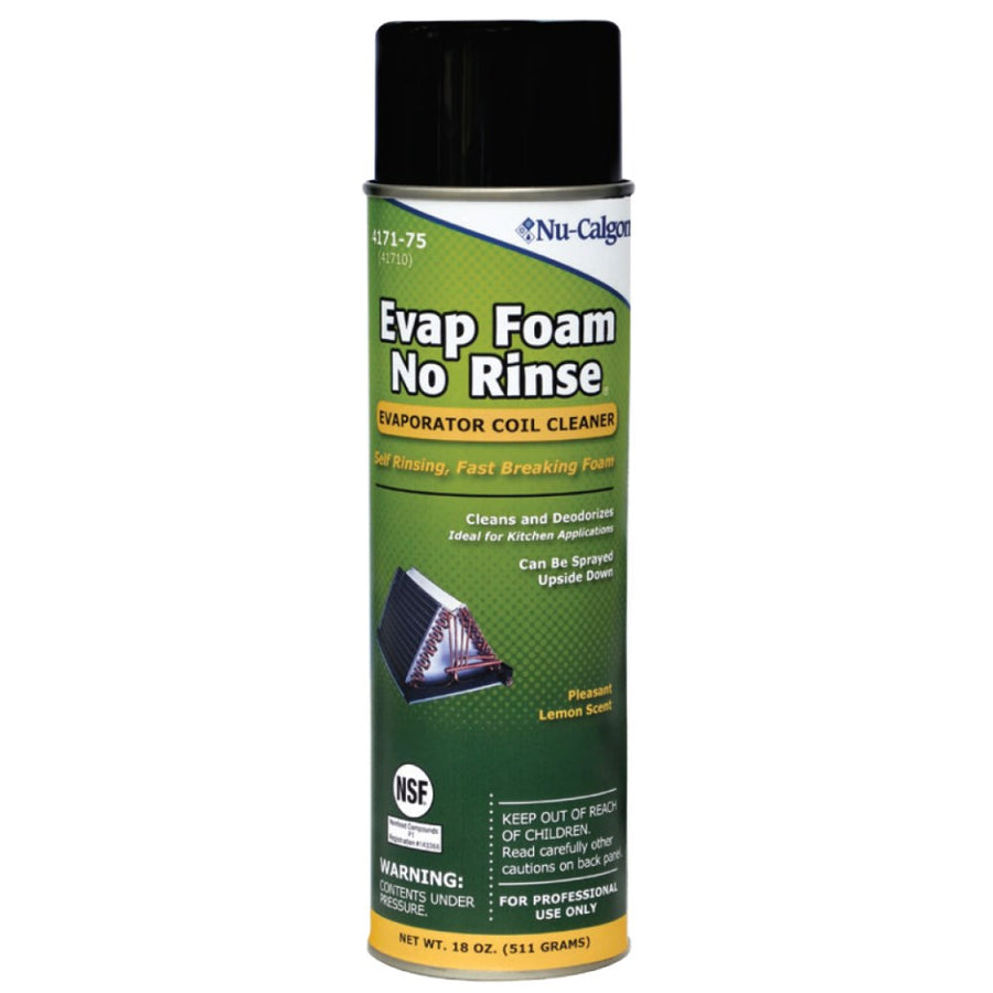 Nu-Calgon Evap Foam No Rinse Evaporator Coil Cleaner Aerosol | 18 oz. Can