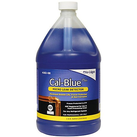 Nu-Calgon Cal-Blue Plus Gas Leak Detector | 1 Gallon Bottle