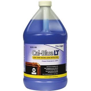 Nu-Calgon Cal-Blue Low Temperature Gas Leak Detector | 1 Gallon Bottle