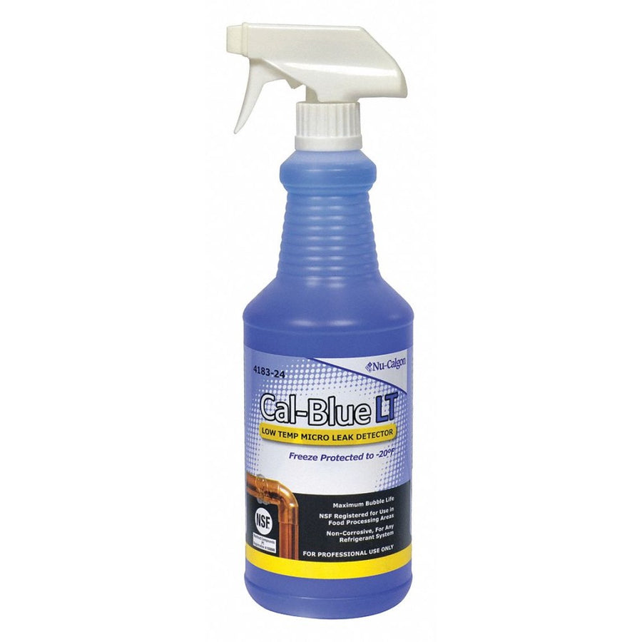Nu-Calgon Cal-Blue Low Temperature Gas Leak Detector | 1 Quart with Sprayer