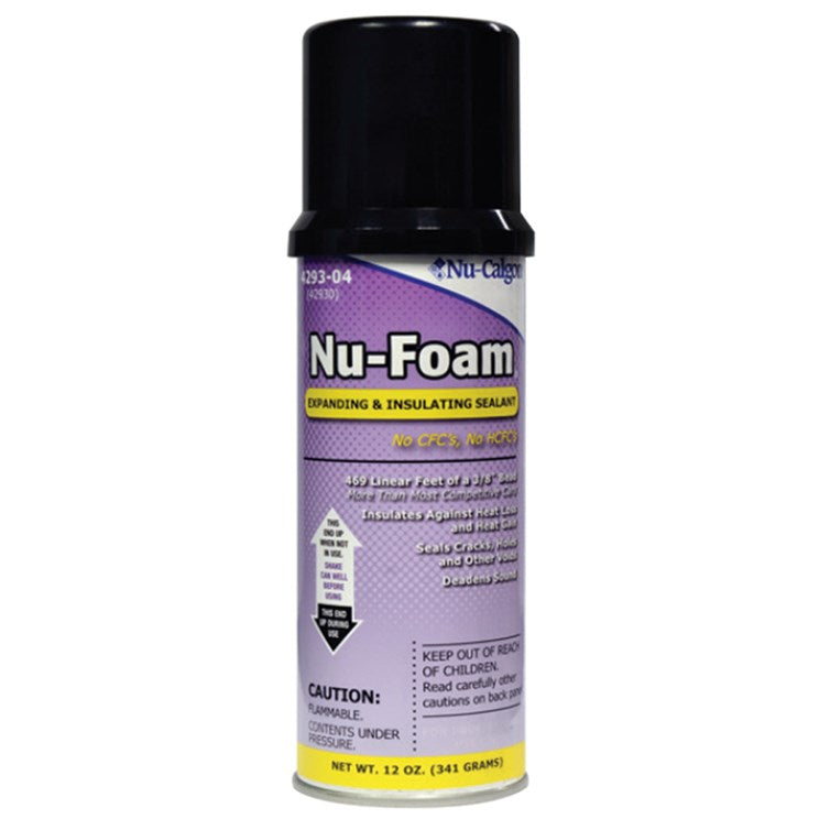 Nu-Calgon Nu-Foam Expanding and Insulating Sealant | 12 oz. Can