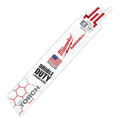 Milwaukee 6" 14 TPI SAWZALL TORCH Metal Demolition Blade | 5 Pack