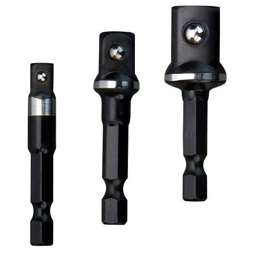 Milwaukee SHOCKWAVE Impact Duty 1/4" Hex Shank Socket Adapter Set