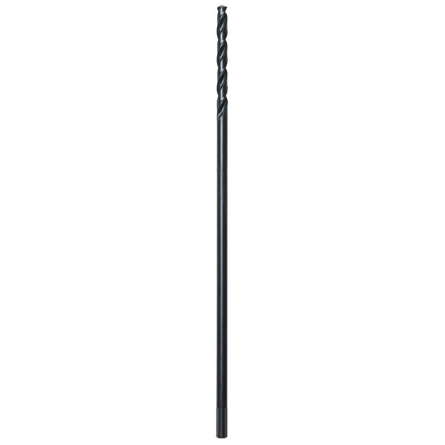 Milwaukee 1/4" X 12" Aircraft Length Black Oxide Twist Drill Bit | 1 Pack