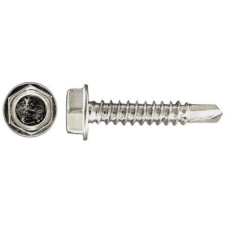 Paulin #10 X 1" DRILL-X Hex Washer Head Self-Drilling Screw | 500 Pack
