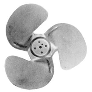 LAU 8-3/4" 3 Blade 32 Degree Hubless Aluminum Fan Blade | CW
