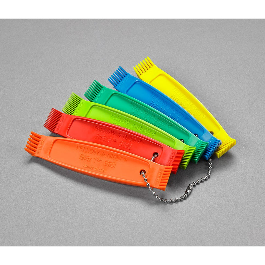 Yellow Jacket Ergonomic Fin Combs | Set of 6 | Assorted Colours