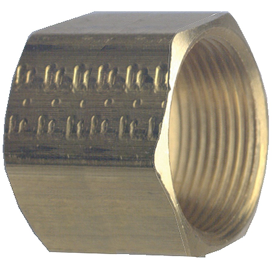 1/4" OD Brass Compression Standard Nut