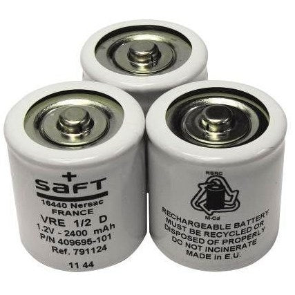 Inficon Set of 3 Nickel-Cadmium Rechargeable Power Cell Batteries