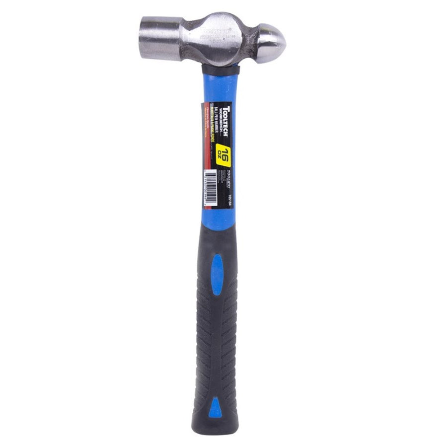 Tooltech 16 oz. Ball Pein Hammer with Fiberglass Handle