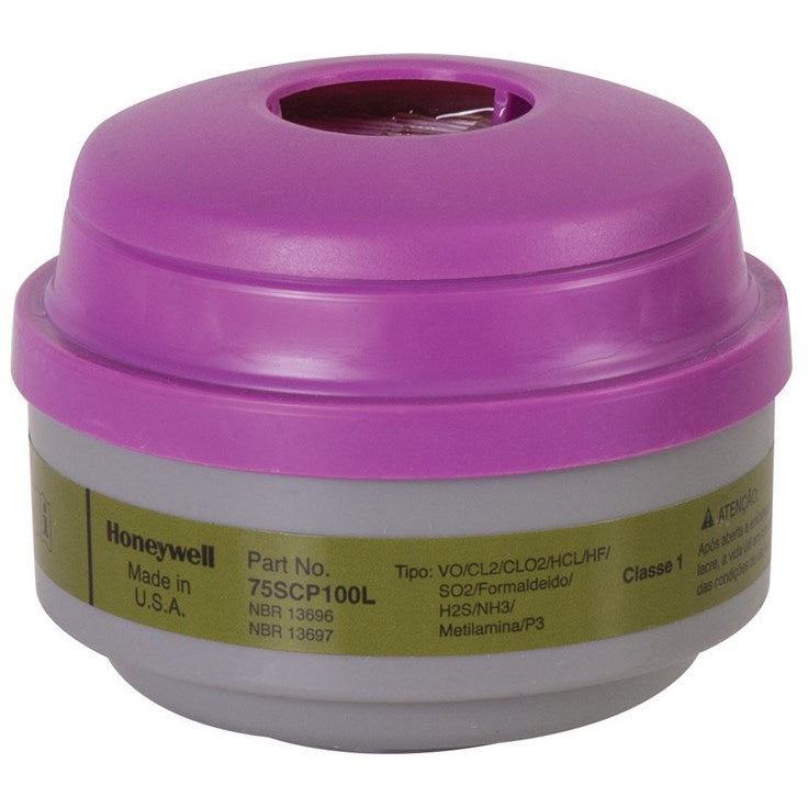 Defender Multi-Gas and Vapour Respirator Cartridge with P100 Particulate Filter